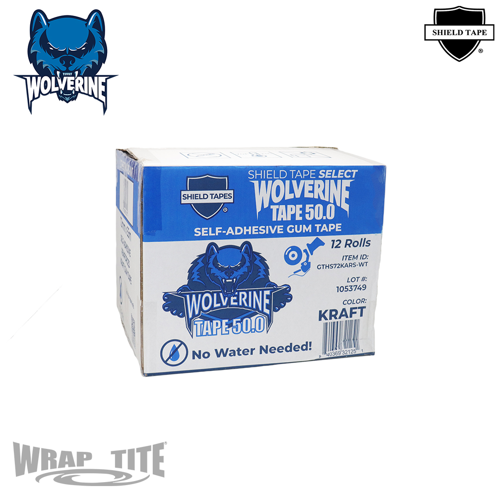 Wolverine Self Adhesive Reinforced Gum Tape